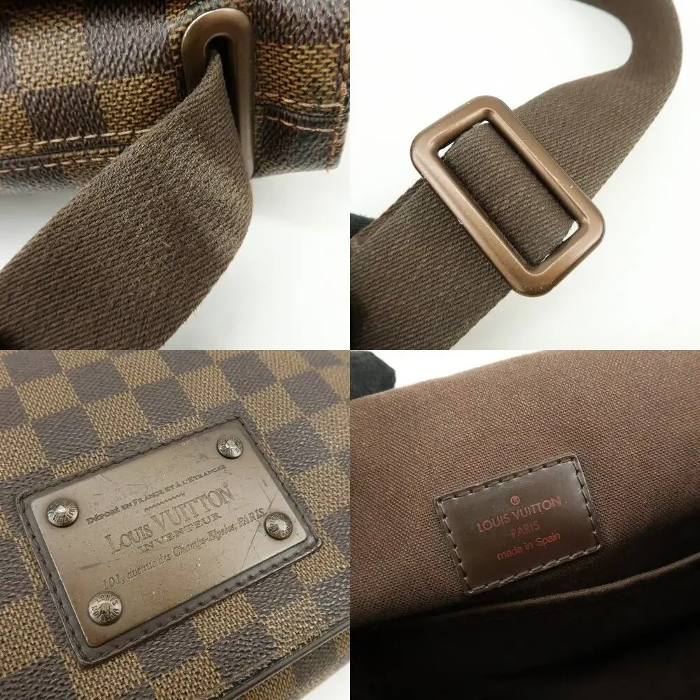 Louis Vuitton Damier Ebene Brooklyn Messenger Bag Brown